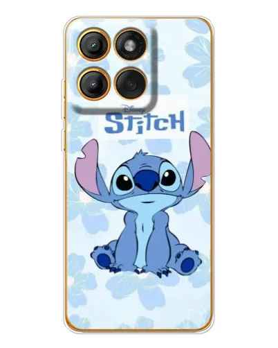 Чехол для Motorola MOTO G86 с картинкой «Stitch среди цветов» Чехол для Motorola MOTO G86 с картинкой «Stitch среди цветов»