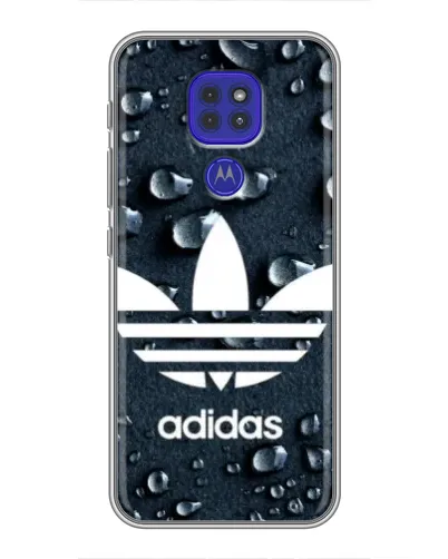 Чехол для Motorola MOTO G9 Play с картинкой «Adidas Trefoil Blue» Чехол для Motorola MOTO G9 Play с картинкой «Adidas Trefoil Blue»