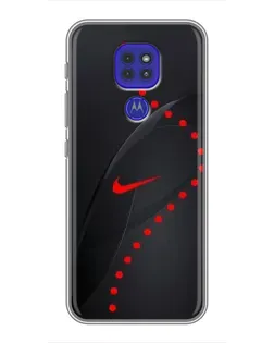 Чехол для Motorola MOTO G9 Play с картинкой «Абстрактный дизайн Nike»