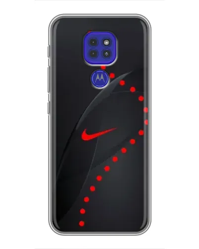 Чехол для Motorola MOTO G9 Play с картинкой «Абстрактный дизайн Nike»