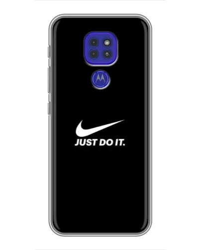 Чехол для Motorola MOTO G9 Play с картинкой «Минимализм от Nike»