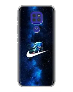 Чехол для Motorola MOTO G9 Play с картинкой «Звездный путь Nike»