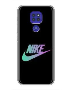 Чехол для Motorola MOTO G9 Play с картинкой «Nike — городская ночь»