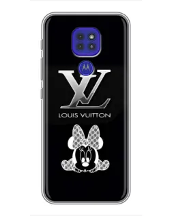 Чехол для Motorola MOTO G9 Play с картинкой «LV и Минни Маус»