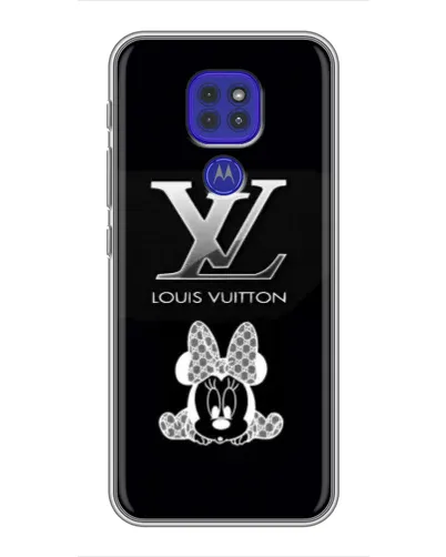 Чехол для Motorola MOTO G9 Play с картинкой «LV и Минни Маус»