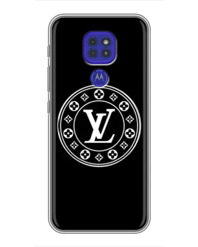 Чехол для Motorola MOTO G9 Play с картинкой «LV — печать стиля»