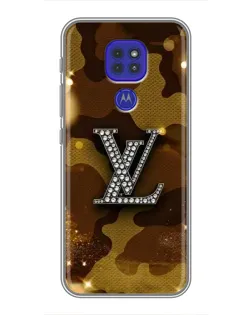 Чехол для Motorola MOTO G9 Play с картинкой «Камуфляжный Louis Vuitton»