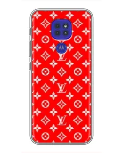 Чехол для Motorola MOTO G9 Play с картинкой «Яркий паттерн LV»