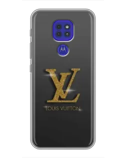 Чехол для Motorola MOTO G9 Play с картинкой «Градиент Louis Vuitton»