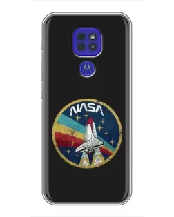 Чехол для Motorola MOTO G9 Play с картинкой «NASA — эмблема миссии» Чехол для Motorola MOTO G9 Play с картинкой «NASA — эмблема миссии»