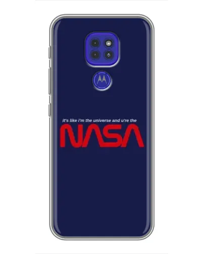 Чехол для Motorola MOTO G9 Play с картинкой «NASA — глубокий космос»