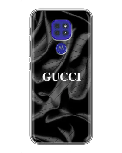 Чехол для Motorola MOTO G9 Play с картинкой «Gucci — шелковые волны»