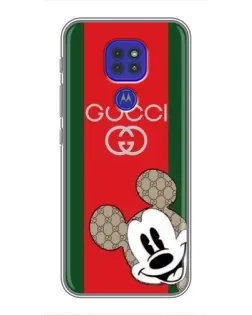 Чехол для Motorola MOTO G9 Play с картинкой «Gucci — полосы и Микки» Чехол для Motorola MOTO G9 Play с картинкой «Gucci — полосы и Микки»