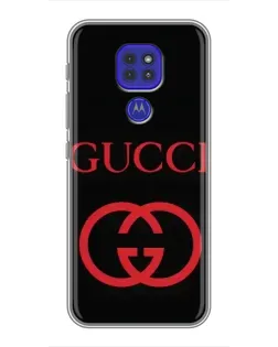 Чехол для Motorola MOTO G9 Play с картинкой «Gucci — красный логотип» Чехол для Motorola MOTO G9 Play с картинкой «Gucci — красный логотип»