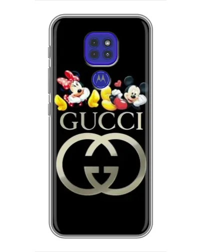 Чехол для Motorola MOTO G9 Play с картинкой «Gucci — герои Disney»