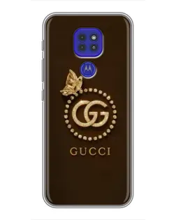 Чехол для Motorola MOTO G9 Play с картинкой «Gucci — золотая бабочка» Чехол для Motorola MOTO G9 Play с картинкой «Gucci — золотая бабочка»