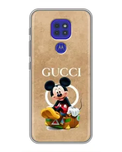 Чехол для Motorola MOTO G9 Play с картинкой «Микки Маус Gucci — крафт» Чехол для Motorola MOTO G9 Play с картинкой «Микки Маус Gucci — крафт»