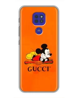 Чехол для Motorola MOTO G9 Play с картинкой «Микки Маус Gucci — оранж» Чехол для Motorola MOTO G9 Play с картинкой «Микки Маус Gucci — оранж»