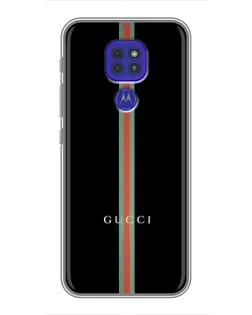 Чехол для Motorola MOTO G9 Play с картинкой «Gucci — строгая линия» Чехол для Motorola MOTO G9 Play с картинкой «Gucci — строгая линия»