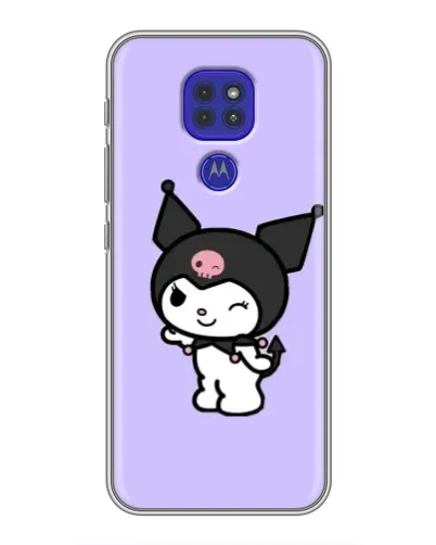 Чехол для Motorola MOTO G9 Play с картинкой «Классическая Kuromi»