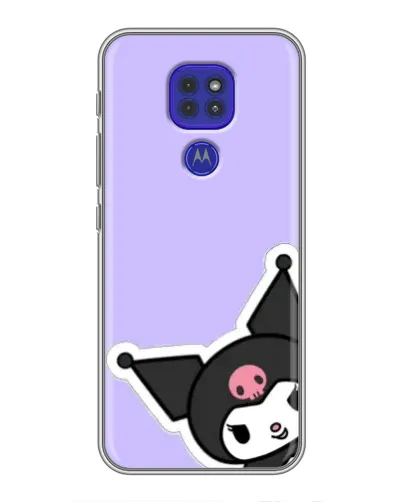 Чехол для Motorola MOTO G9 Play с картинкой «Забавная Kuromi»