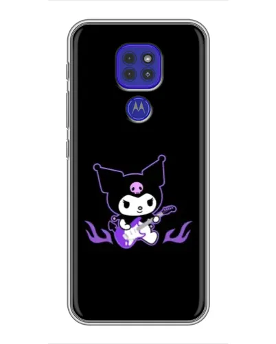 Чехол для Motorola MOTO G9 Play с картинкой «Электрическая Kuromi»