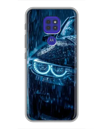 Чехол для Motorola MOTO G9 Play с картинкой «BMW под дождем» Чехол для Motorola MOTO G9 Play с картинкой «BMW под дождем»