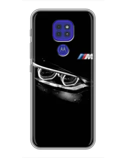 Чехол для Motorola MOTO G9 Play с картинкой «BMW — взгляд тигра»