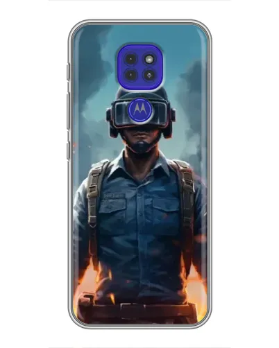 Чехол для Motorola MOTO G9 Play с картинкой «PUBG — реалистичный герой» Чехол для Motorola MOTO G9 Play с картинкой «PUBG — реалистичный герой»