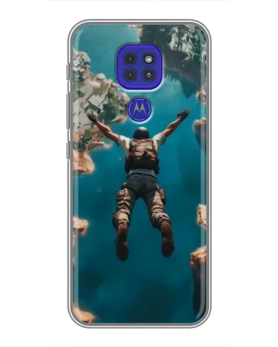 Чехол для Motorola MOTO G9 Play с картинкой «PUBG — свободное падение» Чехол для Motorola MOTO G9 Play с картинкой «PUBG — свободное падение»