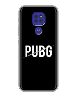 Чехол для Motorola MOTO G9 Play с картинкой «PUBG — белый логотип» Чехол для Motorola MOTO G9 Play с картинкой «PUBG — белый логотип»