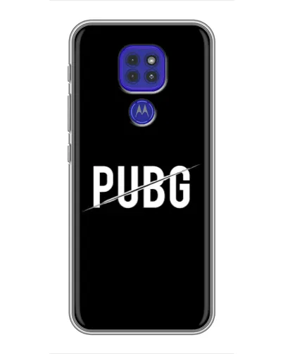 Чехол для Motorola MOTO G9 Play с картинкой «PUBG — белый логотип» Чехол для Motorola MOTO G9 Play с картинкой «PUBG — белый логотип»