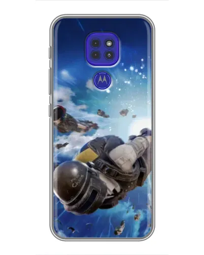 Чехол для Motorola MOTO G9 Play с картинкой «Десант PUBG — прыжок» Чехол для Motorola MOTO G9 Play с картинкой «Десант PUBG — прыжок»