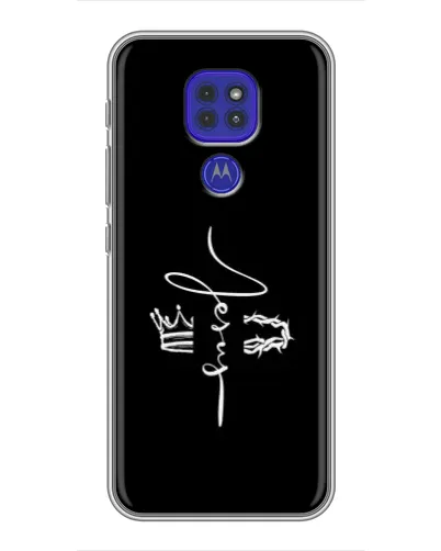 Чехол для Motorola MOTO G9 Play с картинкой «Король Славы Jesus»