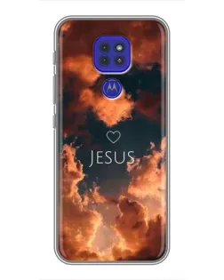 Чехол для Motorola MOTO G9 Play с картинкой «Сияние Имени Jesus» Чехол для Motorola MOTO G9 Play с картинкой «Сияние Имени Jesus»