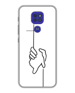 Чехол для Motorola MOTO G9 Play с картинкой «Рука держит» Чехол для Motorola MOTO G9 Play с картинкой «Рука держит»