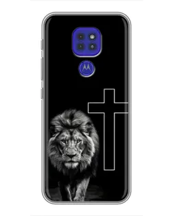 Чехол для Motorola MOTO G9 Play с картинкой «Лев и Крест» Чехол для Motorola MOTO G9 Play с картинкой «Лев и Крест»