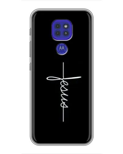 Чехол для Motorola MOTO G9 Play с картинкой «Тонкая линия веры»