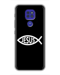 Чехол для Motorola MOTO G9 Play с картинкой «Классический Jesus»