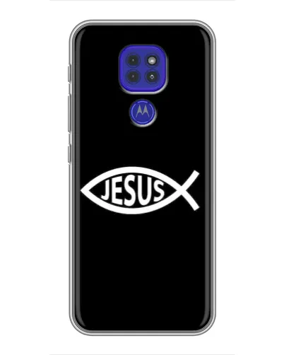 Чехол для Motorola MOTO G9 Play с картинкой «Классический Jesus»