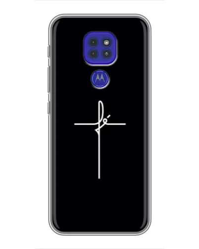 Чехол для Motorola MOTO G9 Play с картинкой «Тонкий крест» Чехол для Motorola MOTO G9 Play с картинкой «Тонкий крест»