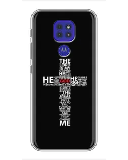 Чехол для Motorola MOTO G9 Play с картинкой «Текстовый крест» Чехол для Motorola MOTO G9 Play с картинкой «Текстовый крест»
