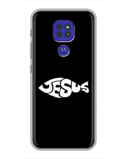 Чехол для Motorola MOTO G9 Play с картинкой «Рыба Jesus» Чехол для Motorola MOTO G9 Play с картинкой «Рыба Jesus»