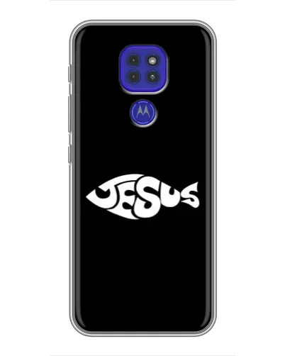 Чехол для Motorola MOTO G9 Play с картинкой «Рыба Jesus» Чехол для Motorola MOTO G9 Play с картинкой «Рыба Jesus»