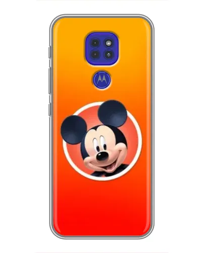 Чехол для Motorola MOTO G9 Play с картинкой «Mickey в круге»