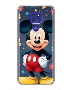 Чехол для Motorola MOTO G9 Play с картинкой «Осенний Mickey Mouse»