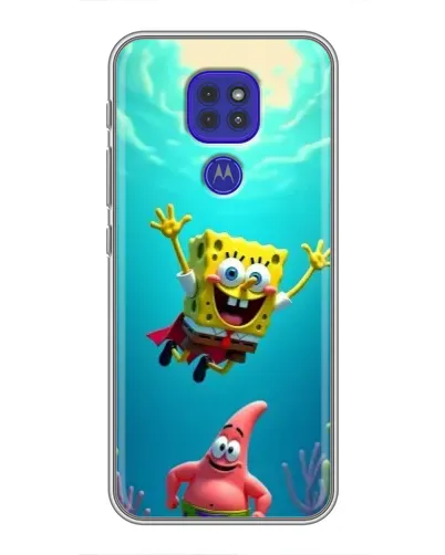 Чехол для Motorola MOTO G9 Play с картинкой «Спанч Боб под водой» Чехол для Motorola MOTO G9 Play с картинкой «Спанч Боб под водой»