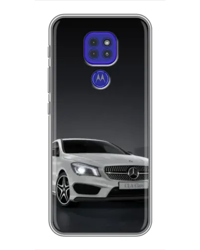 Чехол для Motorola MOTO G9 Play с картинкой «Mercedes AMG GT Silver»