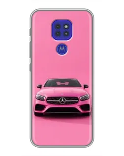 Чехол для Motorola MOTO G9 Play с картинкой «Розовый Mercedes AMG» Чехол для Motorola MOTO G9 Play с картинкой «Розовый Mercedes AMG»