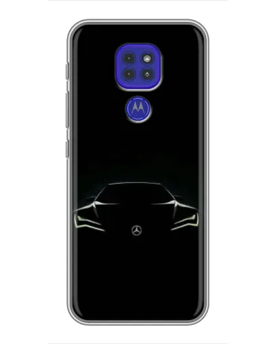 Чехол для Motorola MOTO G9 Play с картинкой «Mercedes — силуэт авто» Чехол для Motorola MOTO G9 Play с картинкой «Mercedes — силуэт авто»